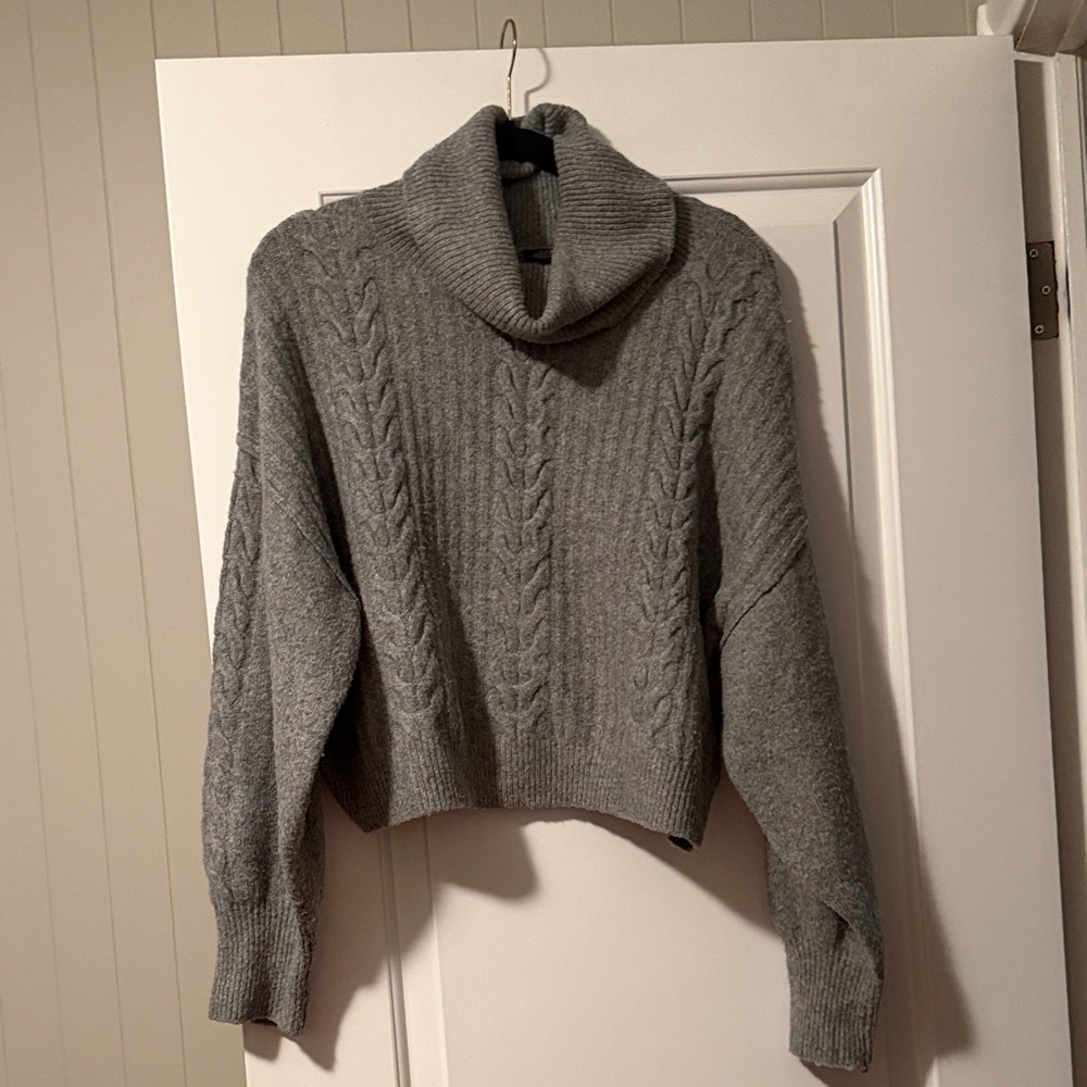 Wild Fable Gray Cowl Neck Sweater